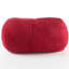 Pouf cylindrique de 120 cm en suède rouge. Moderne et confortable. Housse amovible zippée, rembourrage en mousse souple. Design confortable. Lavable et bien garni.