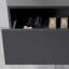 Armoire de salle de bain grise de style nordique