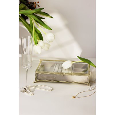 Glass Jewelry Box