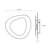 Abstract Panels LED Flush Mounted Sconce-21581241
