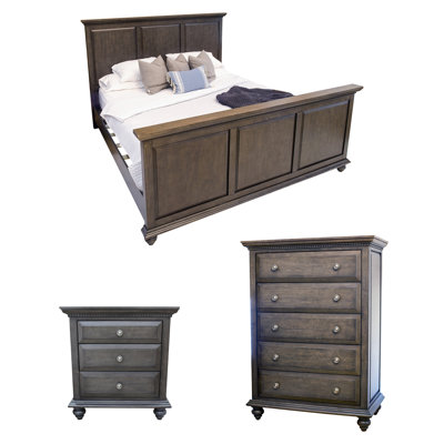 Dezirae Solid Wood Piece Bedroom Set