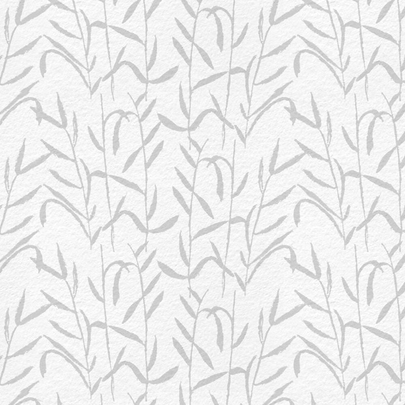 Botanic Square Pillow Cover & Insert, 22"H x 22"W, Platinum/Silver Floral