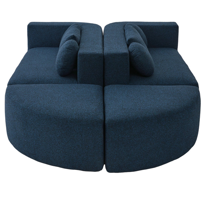 Canapé modulaire Boneless Couch, Bleu