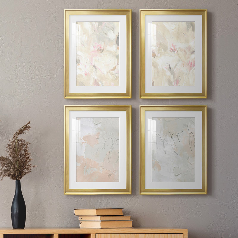 «Soft Abstraction I», reproduction encadrée de qualité supérieure, prête à être accrochée