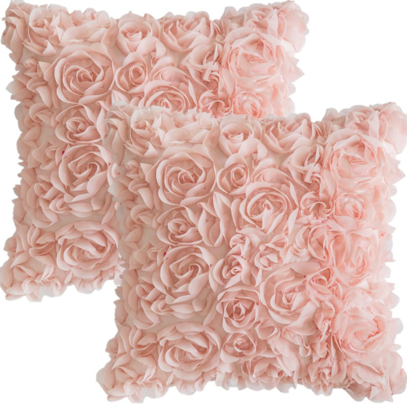 Microsuede Pillow Cover, 16" x 16", Champagne