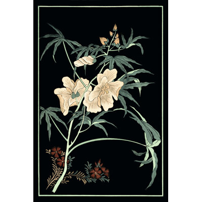 Midnight Floral II - Wrapped Canvas Print