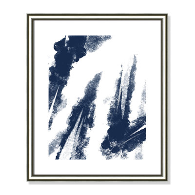 Ferne "Navy Striking Seams 2" Print