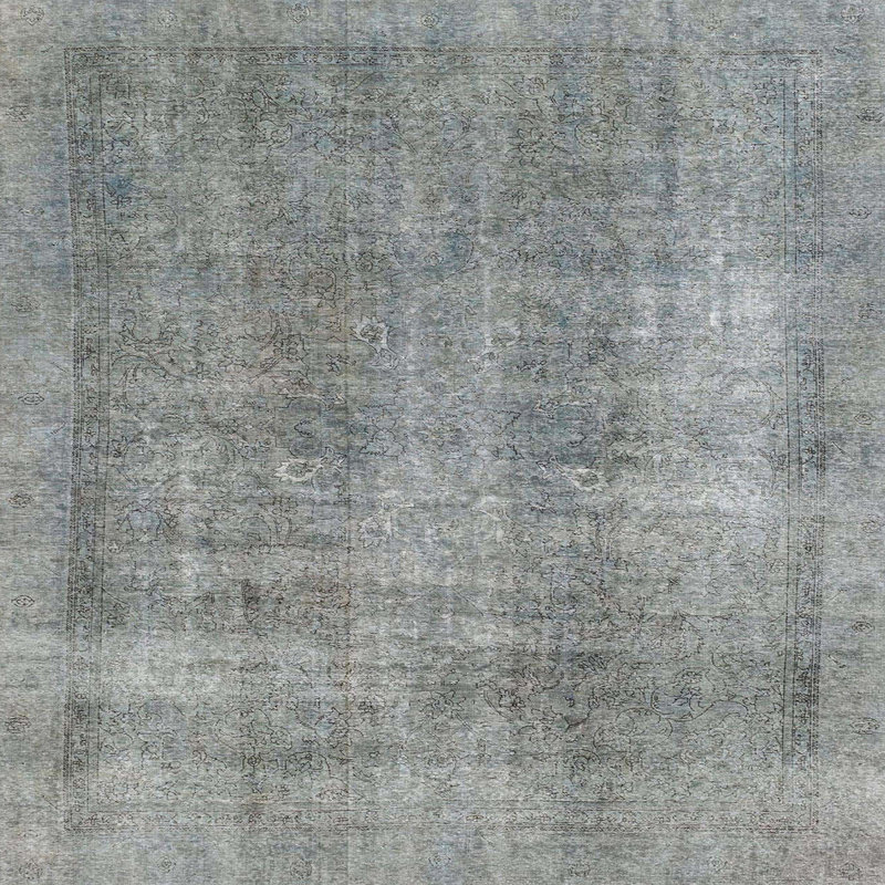 Abstract Indoor Rug, Square 8'