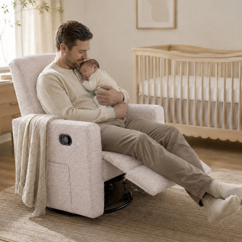 Evolur Raleigh Basic Glider |Recliner| Rocker