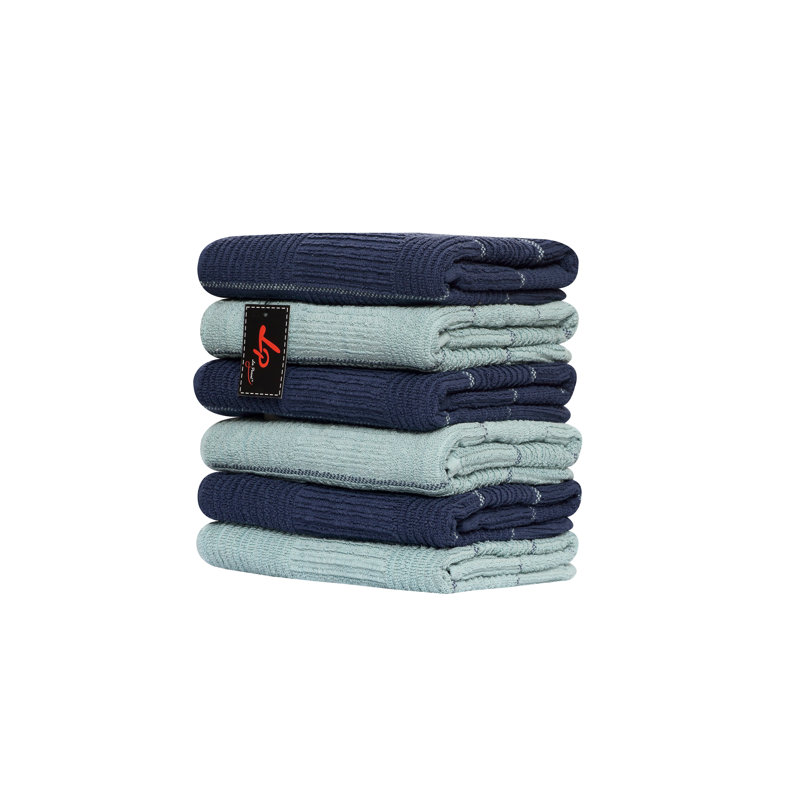 Cotton Stripe Jacquard Tea Towel Kitchen Towel