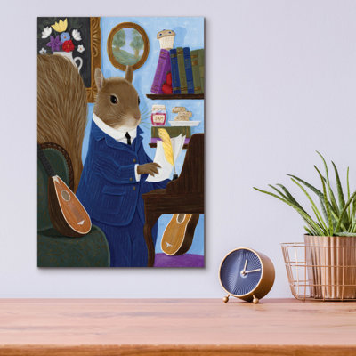 Epic Art 'Gleason R. Fizzlegriff'  by Gina Matarazzo Acrylic Glass Wall Art, 12" x 16"