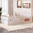 Wooden Platform Bed With Semi-enclosed Fence-546495253