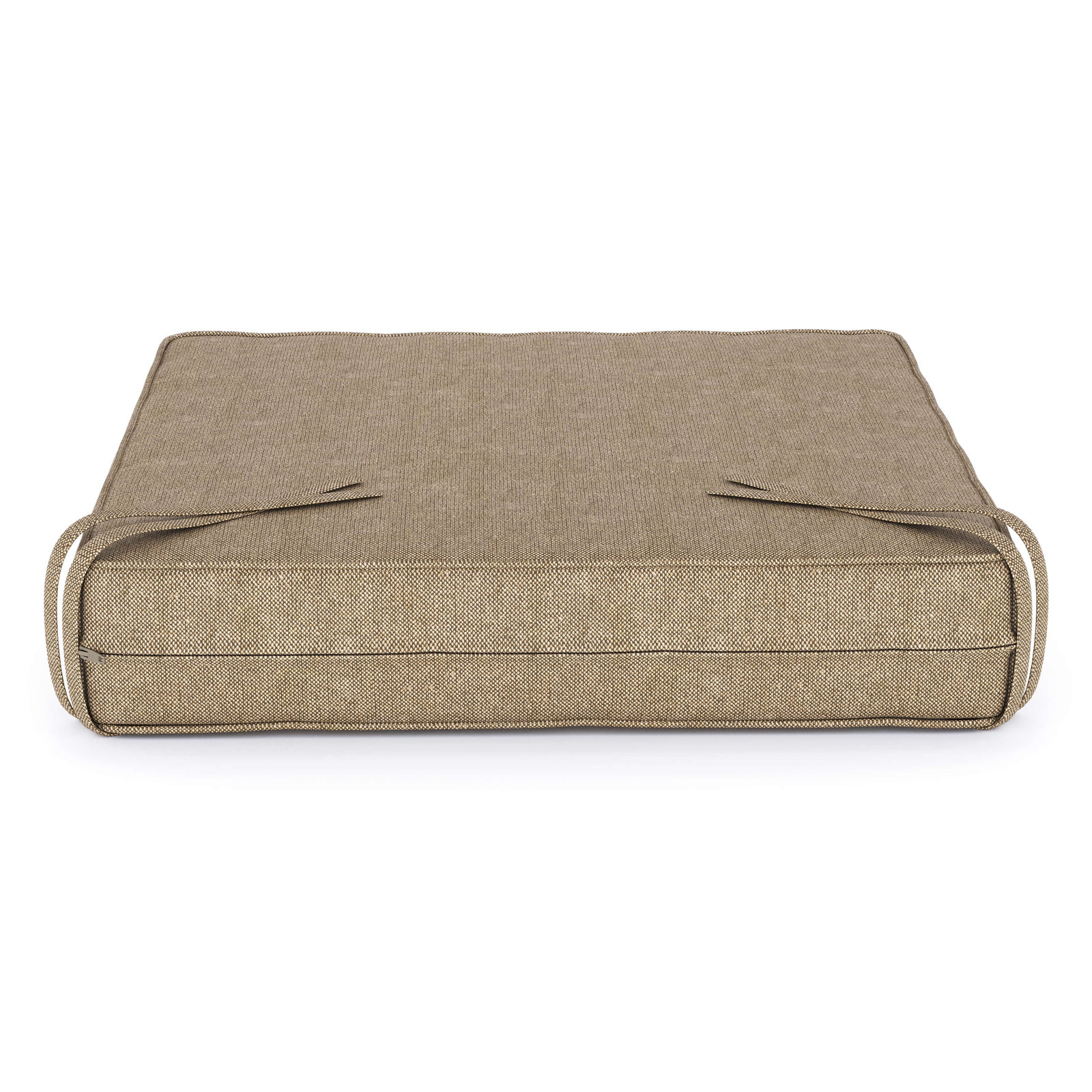Sunbrella® Seat Cushion, Spectrum Mushroom Sunbrella® Plainweave, 17" W x 17" D