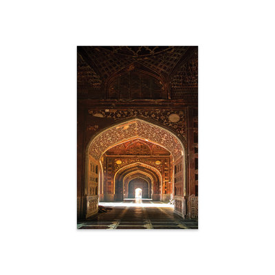 Taj Mahal intérieur, Agra, Uttar Pradesh, Inde - sans cadre