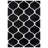 Fiffia Tahoe Shag Performance Geometric Rug-1020151053