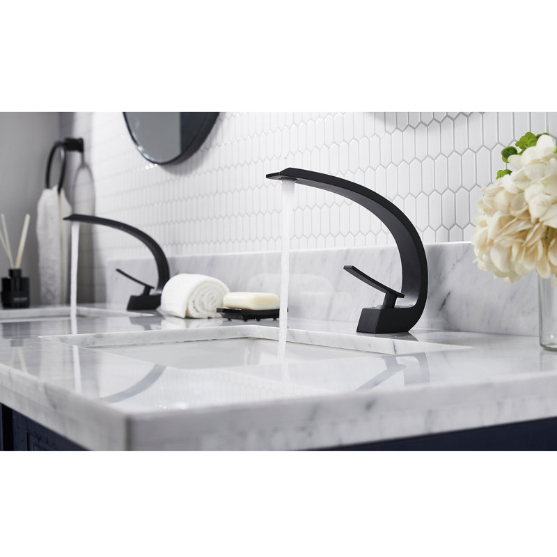Single-Hole Single-handle Bathroom Faucet, Black