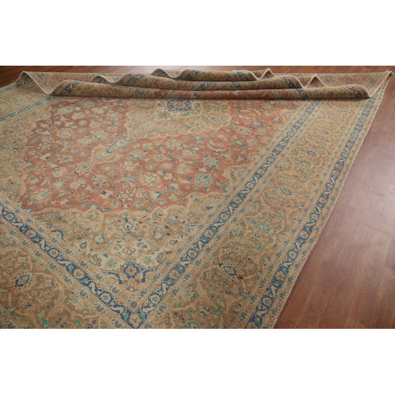 Tapis à motif vieilli 9 x 12