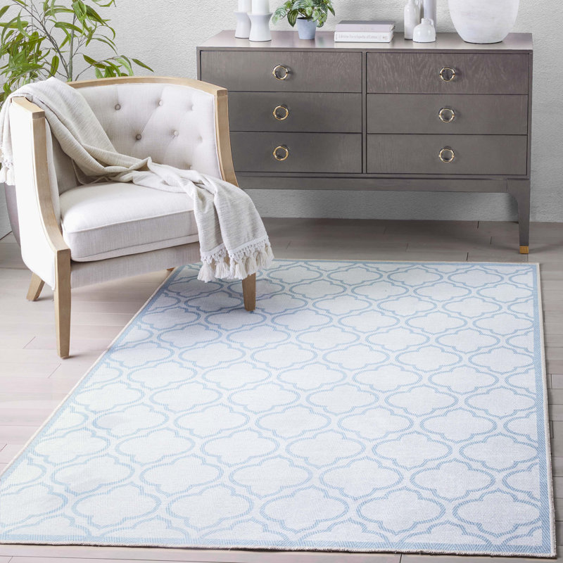 Tapis ivoire Kehr Lattice, Rectangle 5 pi 3 po x 7 pi 3 po