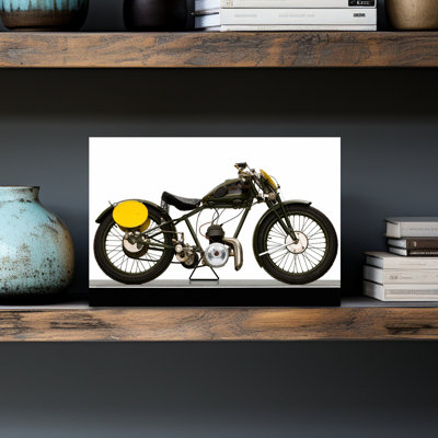 1935 Koehler-Escoffier Racing Motorcycle Classic Abstract Landscape Nature Wall Art