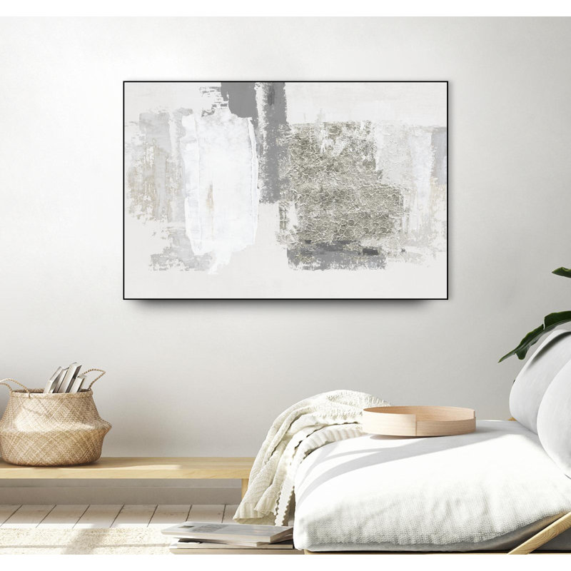 «Silver Slate», toile encadrée par Giant Art