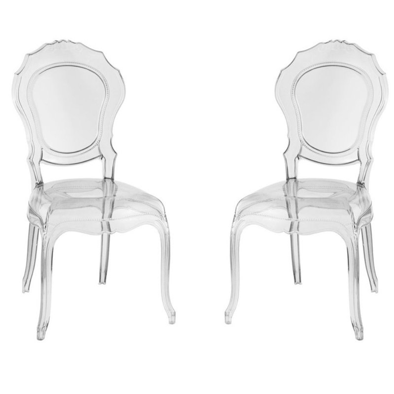 Chaise d'appoint empilable H 18 po Anjel