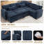 Canapé-lit modulaire convertible en L avec rangement Katrein, canapé-lit modulaire en L 7 places avec rangement et repose-pieds-1874773939