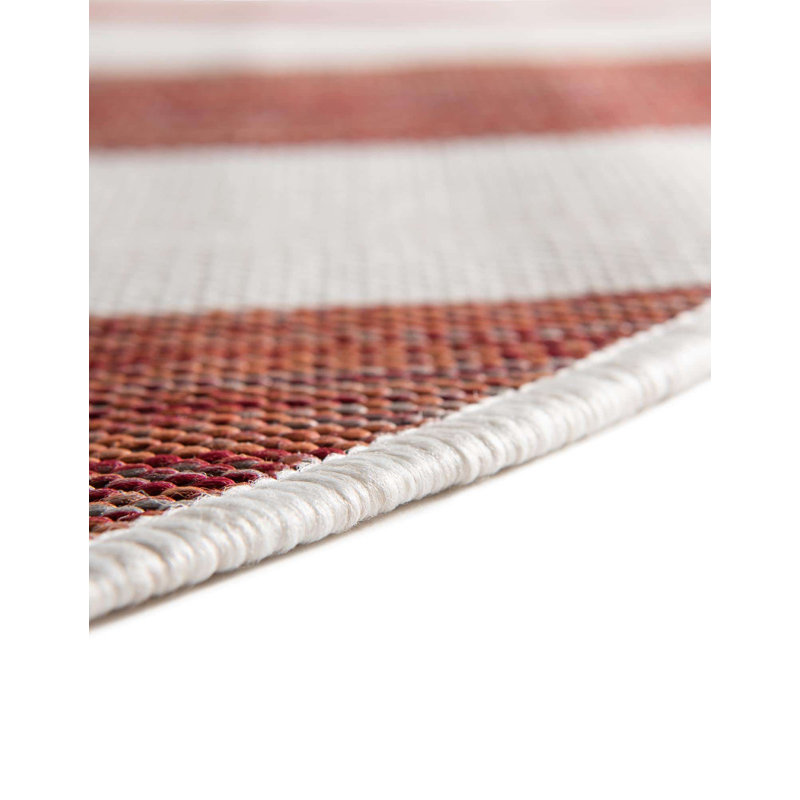 Tapis intérieur / extérieur Jill Zarin, Rond 6 pi 7 po