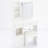 29.2" Desktop Dressing With Left Drawer, Cushioned Stool, 2 Ac+2 Charging Ports, Hair Dryer Stand, Extra Large Touch - Sensitive Led Mirror Tri Color Selection And Brightness Regulation, For Little