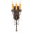 Rustic Lodge Candle Wall Light