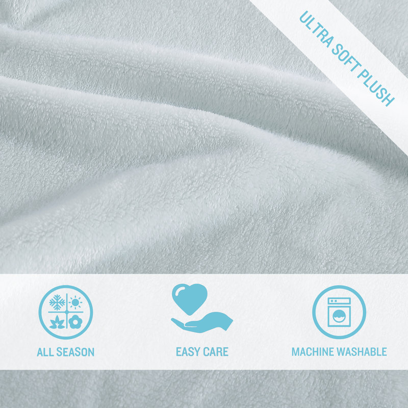 Blanket, Medium Blue, King