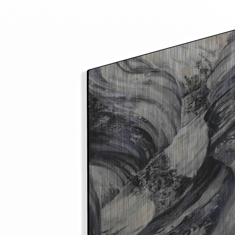 Art graphique mural en métal Wrought Studio ™ «Graphic Canyon I» par Silvia Vassileva, H 12 po x l 12 po