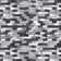 Slender Random Sized Metal Brick Joint Mosaic Wall Tile