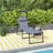 Outsunny Outdoor Lounge Chair, Adjustable Backrest Folding Chaise Lounge, Cushioned Tanning Chair-472008300-472008301