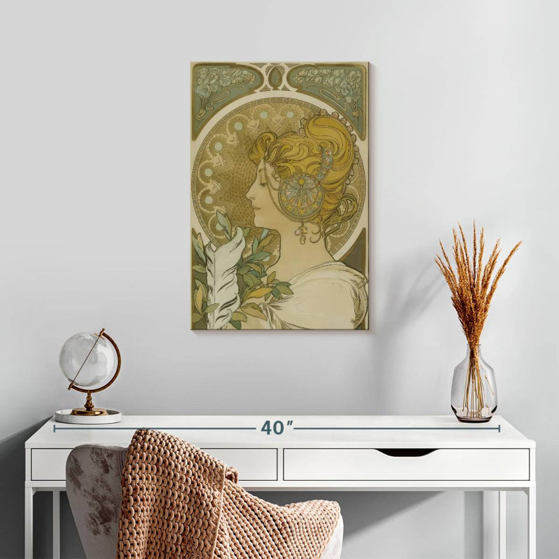 Leisha la plume 1899, H 24 po x l 16 po