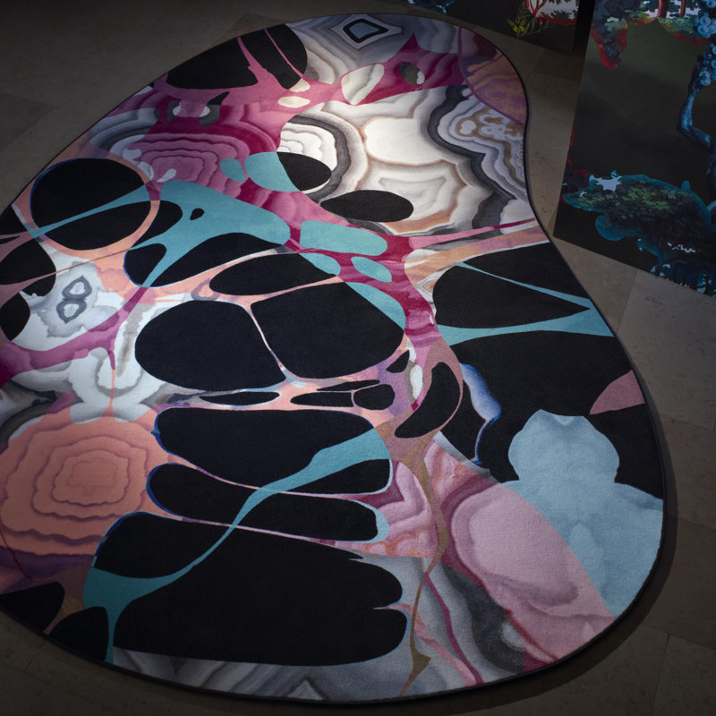 Kaoscope Cendre Large Rug