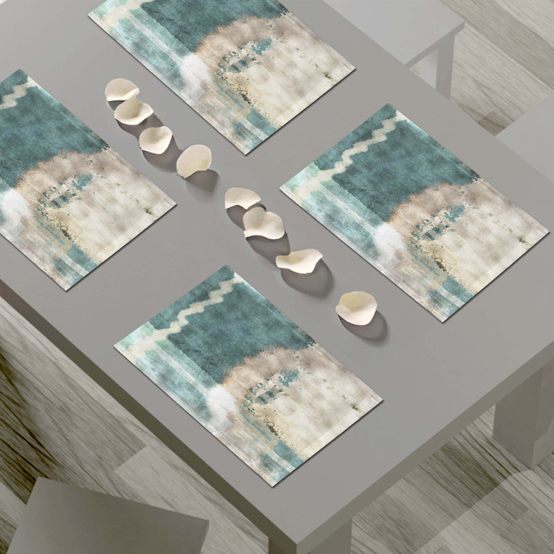 Napperon abstrait en polyester
