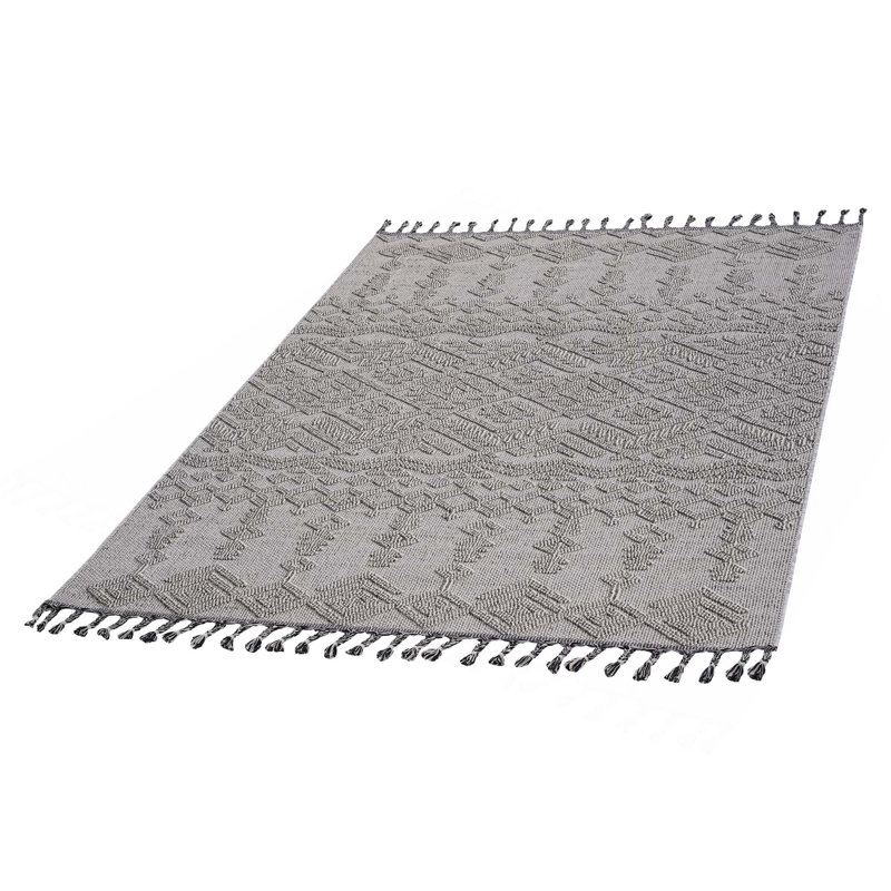Collection Traditional Indoor/Outdoor Area Rug, Rectangle 5'3" x 7'6"