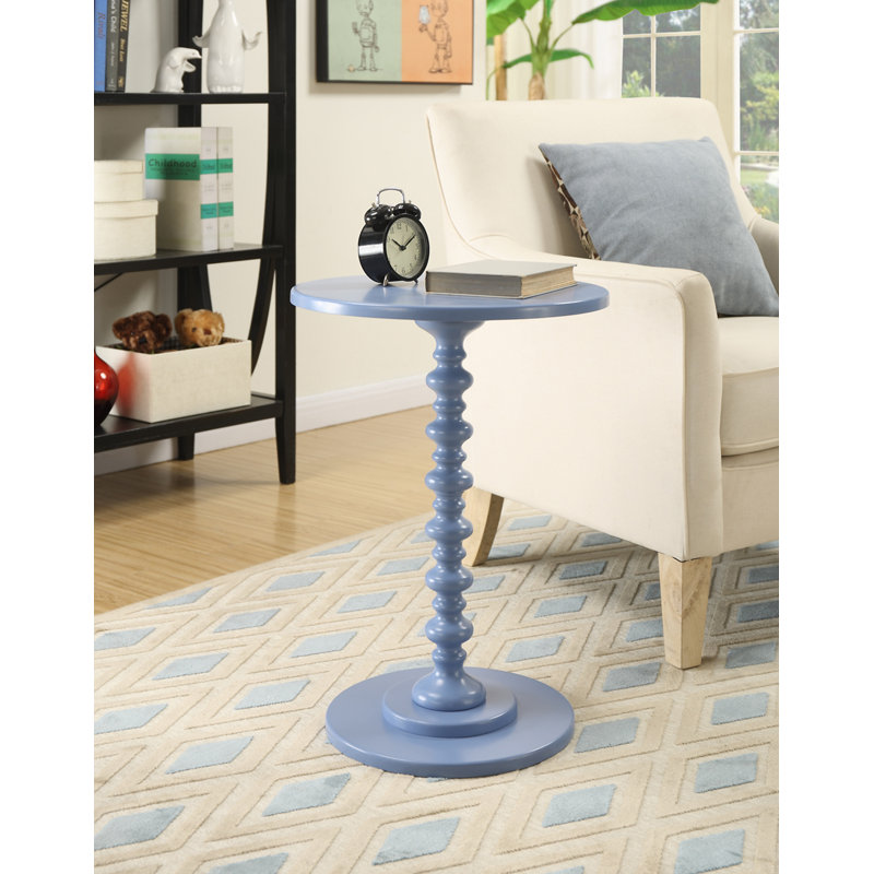 Table de bout à pied tourné Pettegrow, Bleu