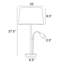 Ensemble de lampes de table 27,5 "Aniela-720911206