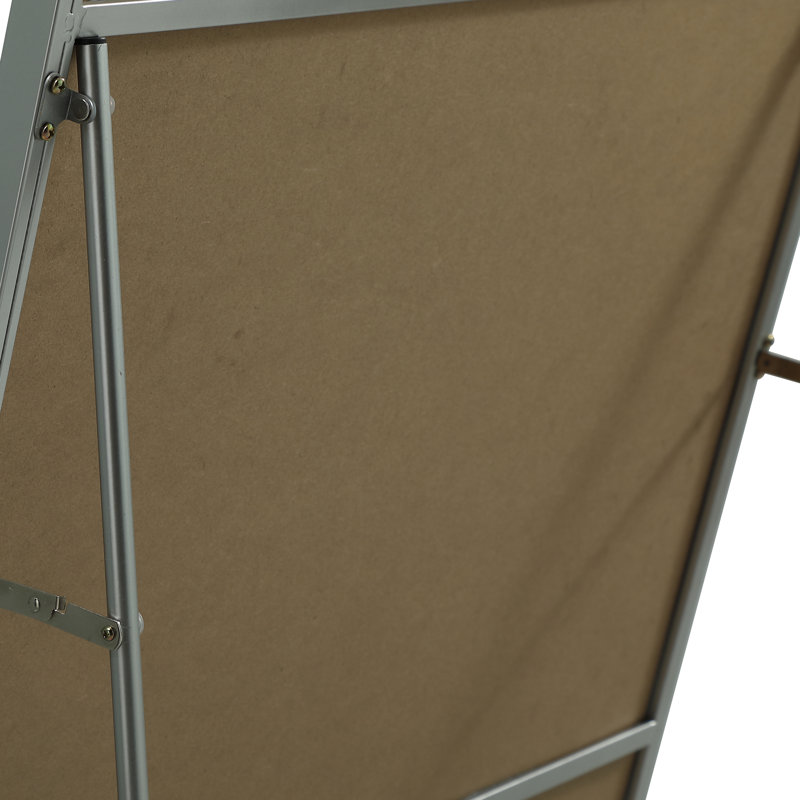 Miroir de plancher Sabine, 76 po x 32 po, Argent