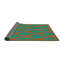 Tapis vert/rouge tissé à la machine-1222327857