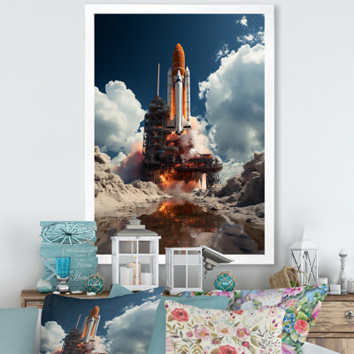 " Rocketship Beyond The Atmosphere I "