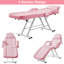 Fauteuil de tonnage réglable à 3 sections avec appui-tête et tabouret-1839428389
