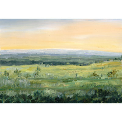 Sunset Landscape - Wrapped Canvas Art Prints