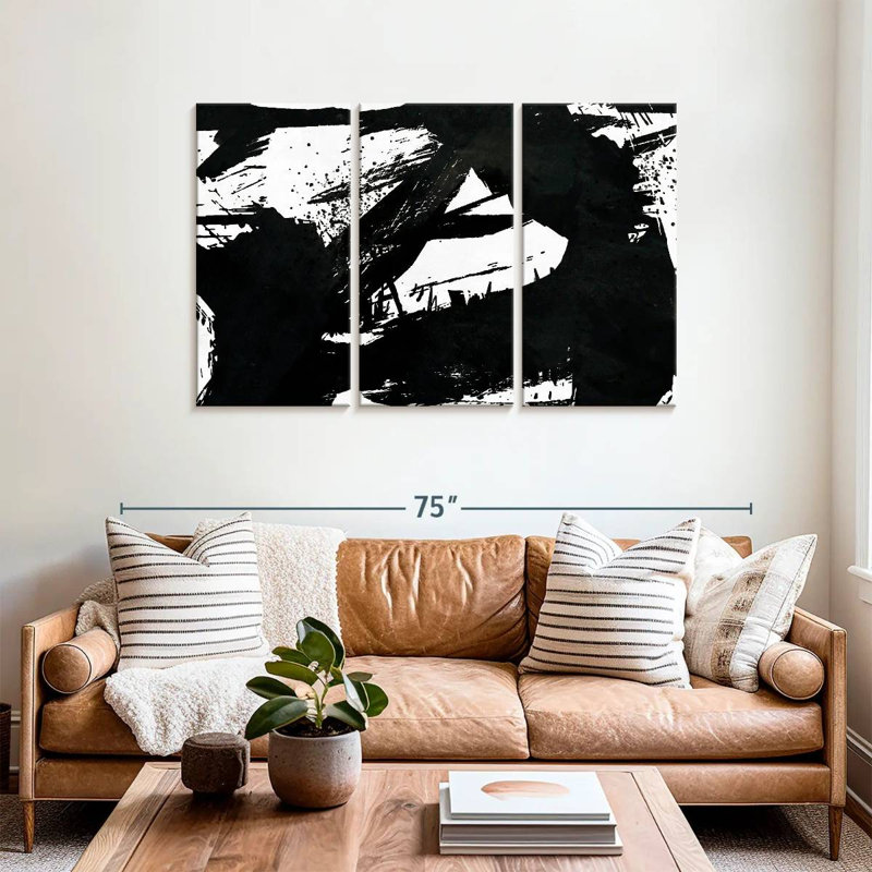 Avery Ink Splash Abstract, 36" H x 57" W