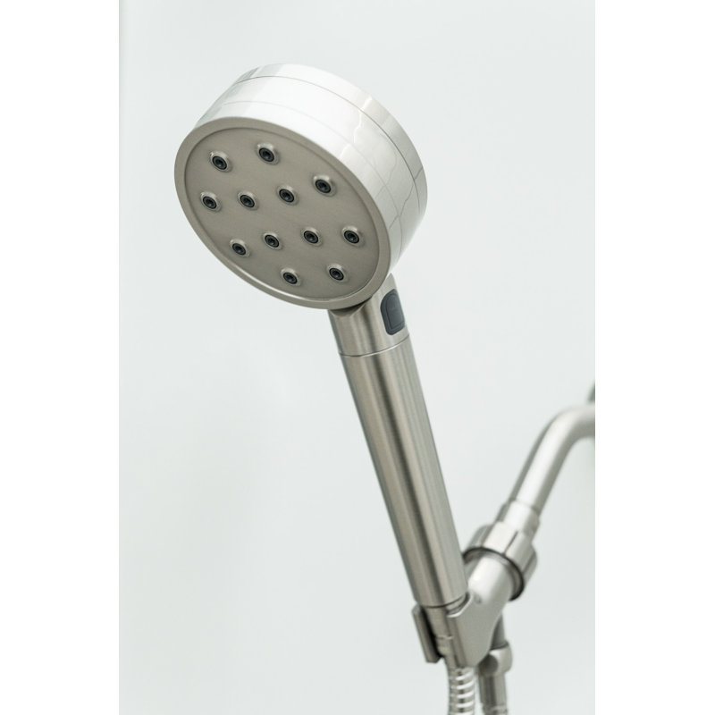 Douche à main 2 fonctions Kingston, Nickel brossé