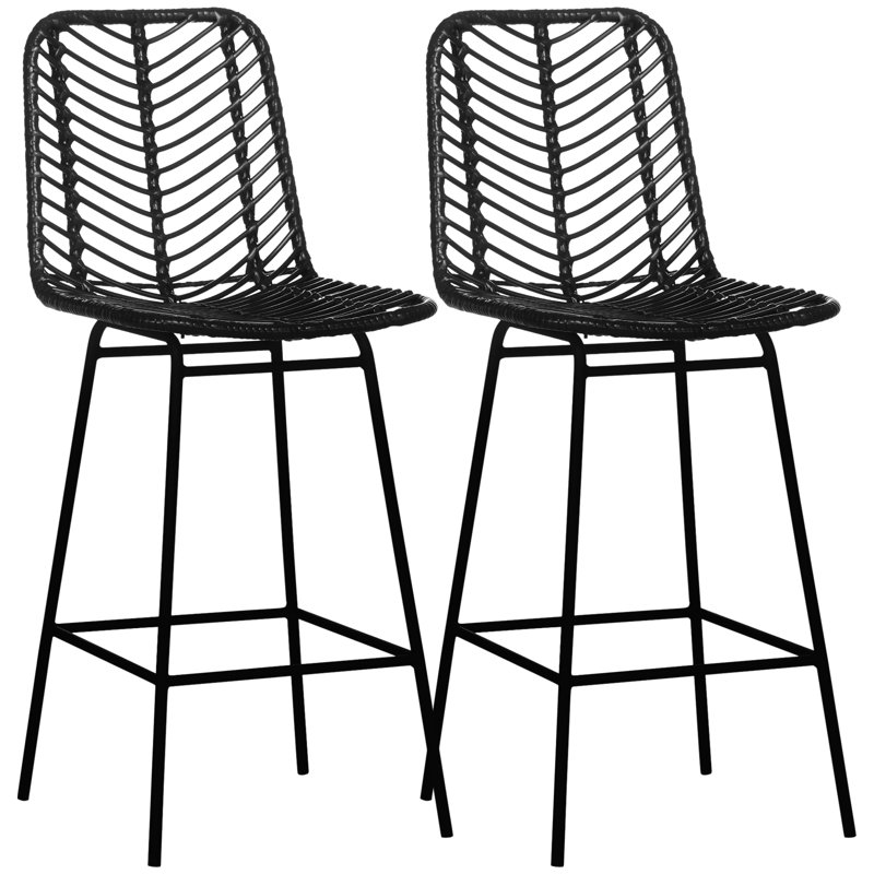 Counter Stool with Metal Frame