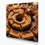Art mural sur toile brun Desserts Stroopwafel-1761744817