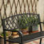 Banc de parc en métal Barty
