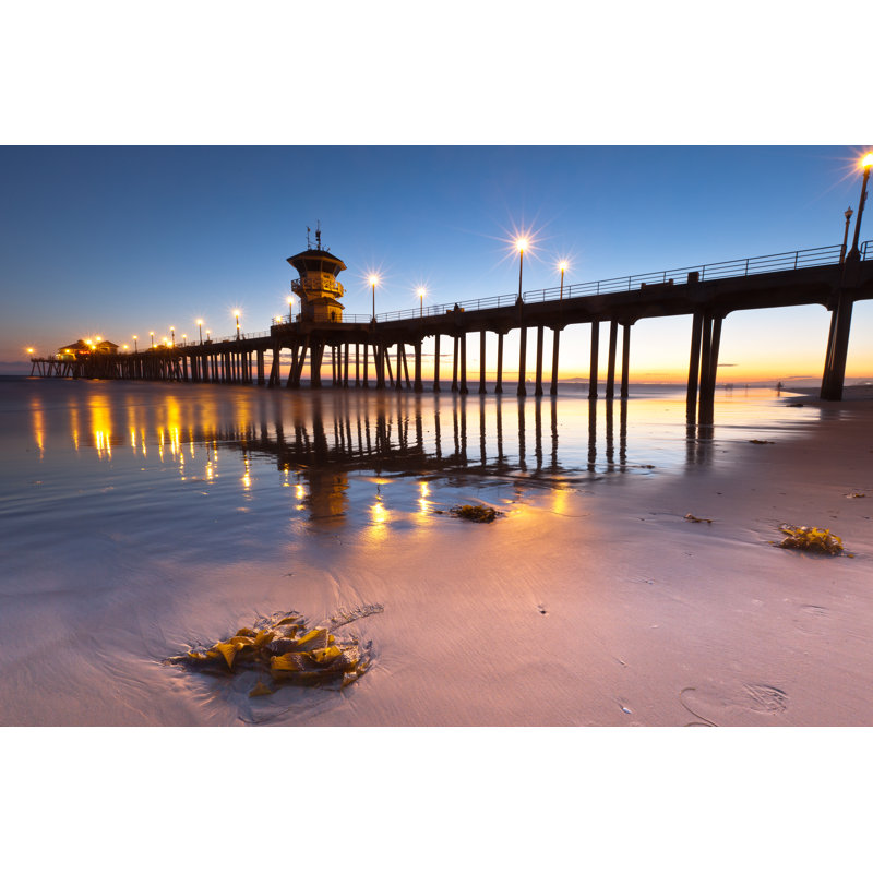 Huntington Beach by Kesterhu - Wrapped Canvas Print, 30cm H x 46cm W x 3.8cm D